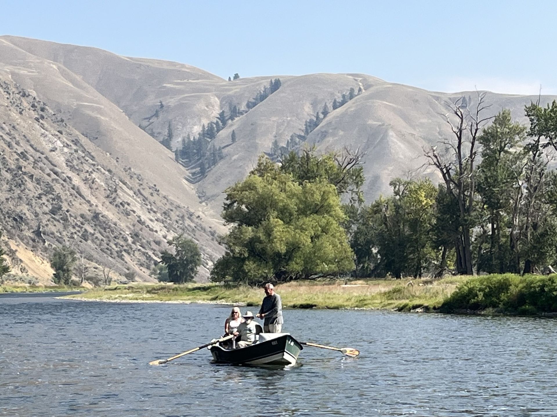 Professional fishing guide on Salmon River