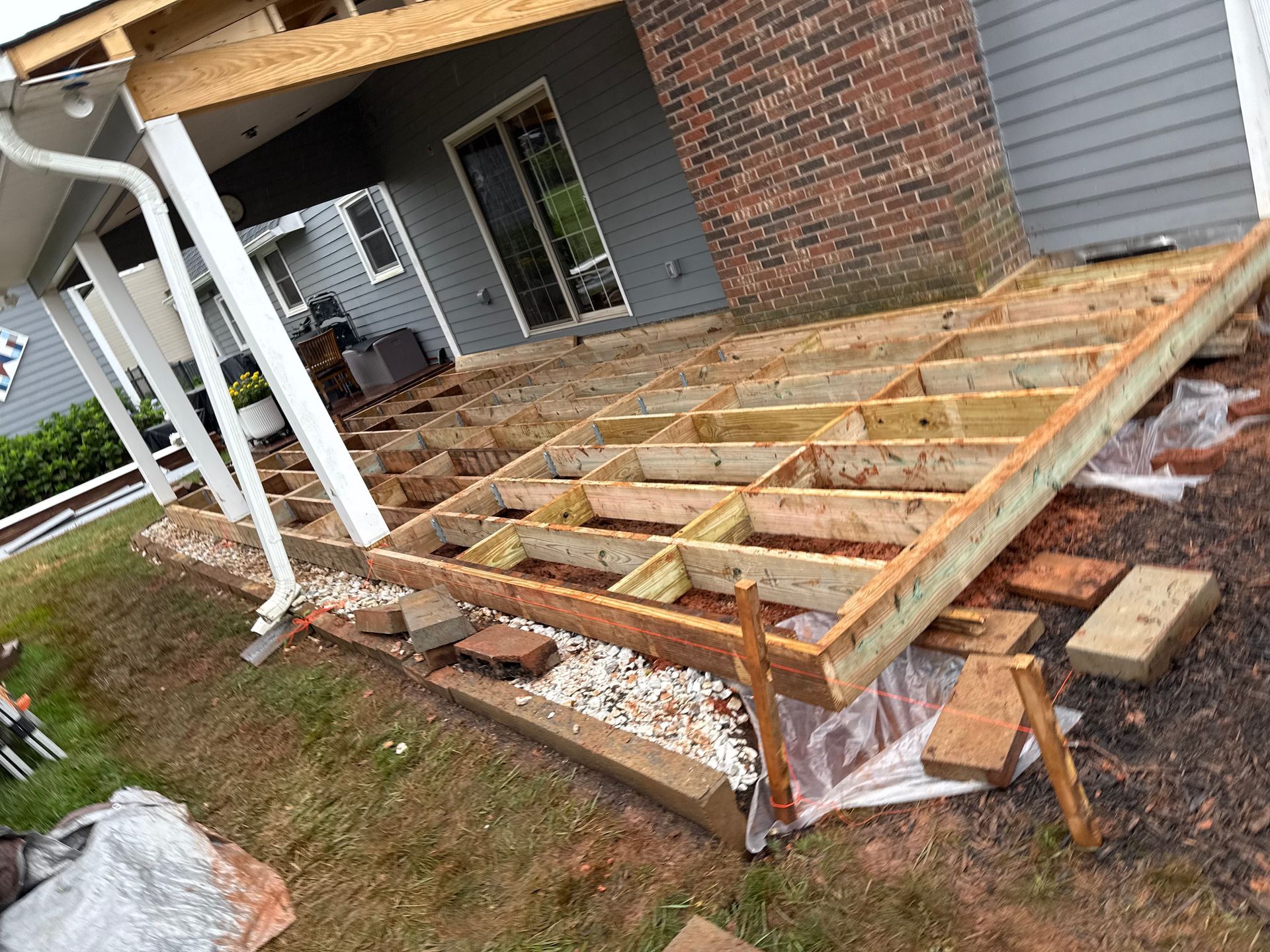 New Sunroom Before & After