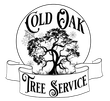 Old Oak Tree Service logo with a stylized tree inside a circular emblem and ribbon banner