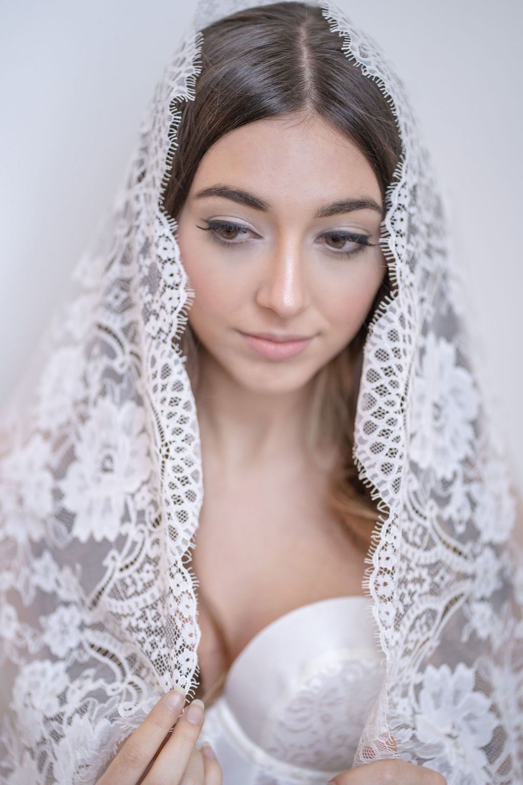 bruidskapsel met sluier the beautiful bride shop