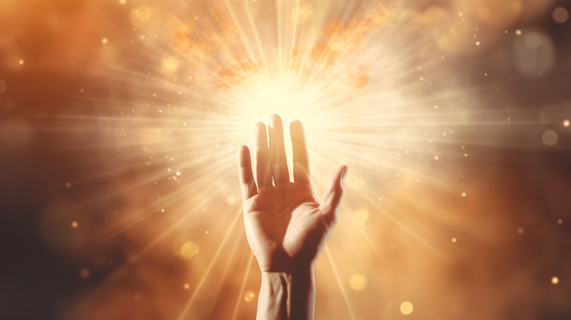 A person is holding a light in their hands.