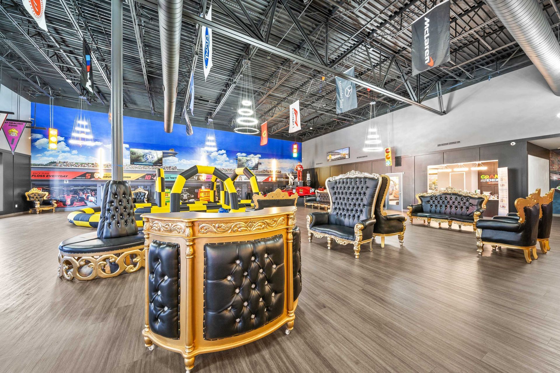 Grand Prix Dental in Katy, TX A large room with a lot of furniture in it.
