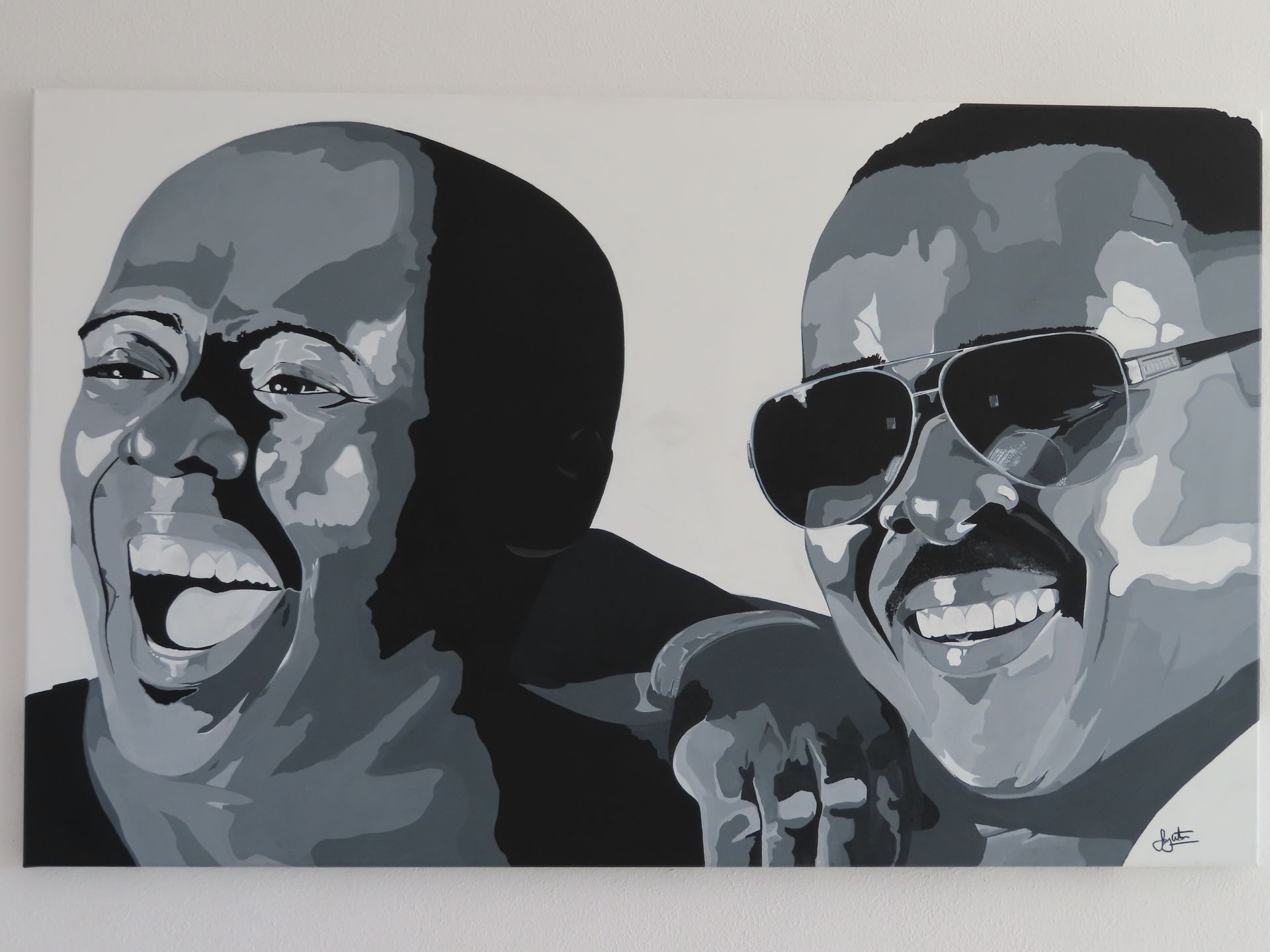 Limited Edition Bobby & Steve Acrylic Original Artwork