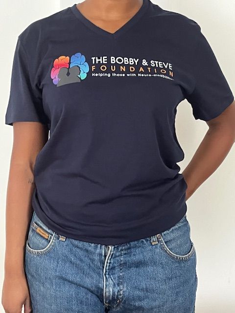 B&S Foundation V-Neck T-Shirts