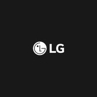 LG logo on a black background