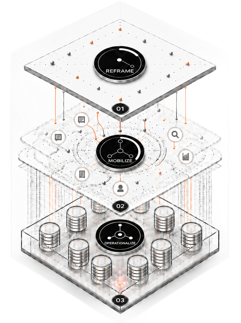 Exploded view of a white-and-black speaker assembly with layered components and wiring diagram labels