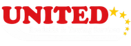 United logo in red with gold stars