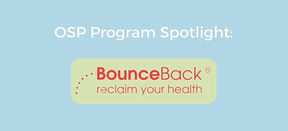 The bounceback logo is on a blue background.