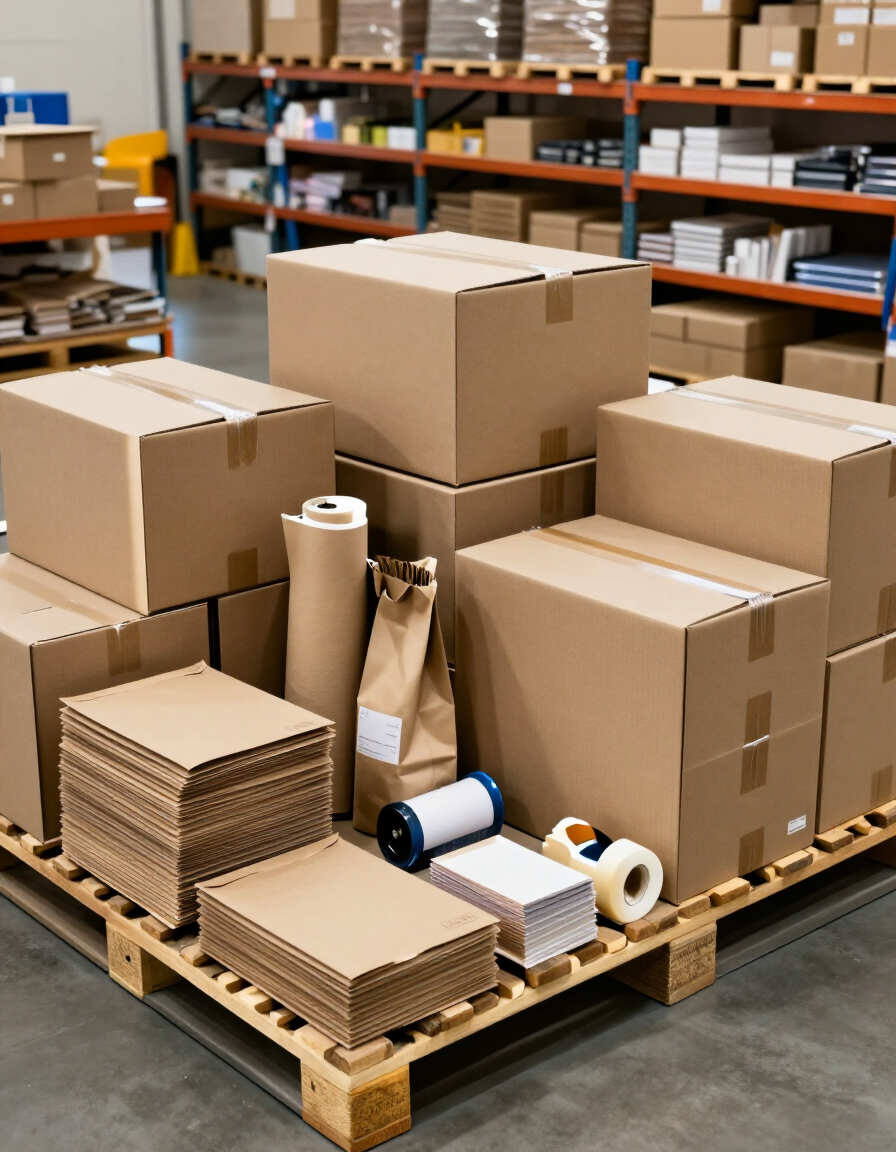 Embalajes y papelería en stock