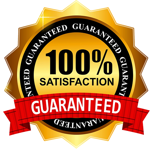 100% satisfaction guaranteed