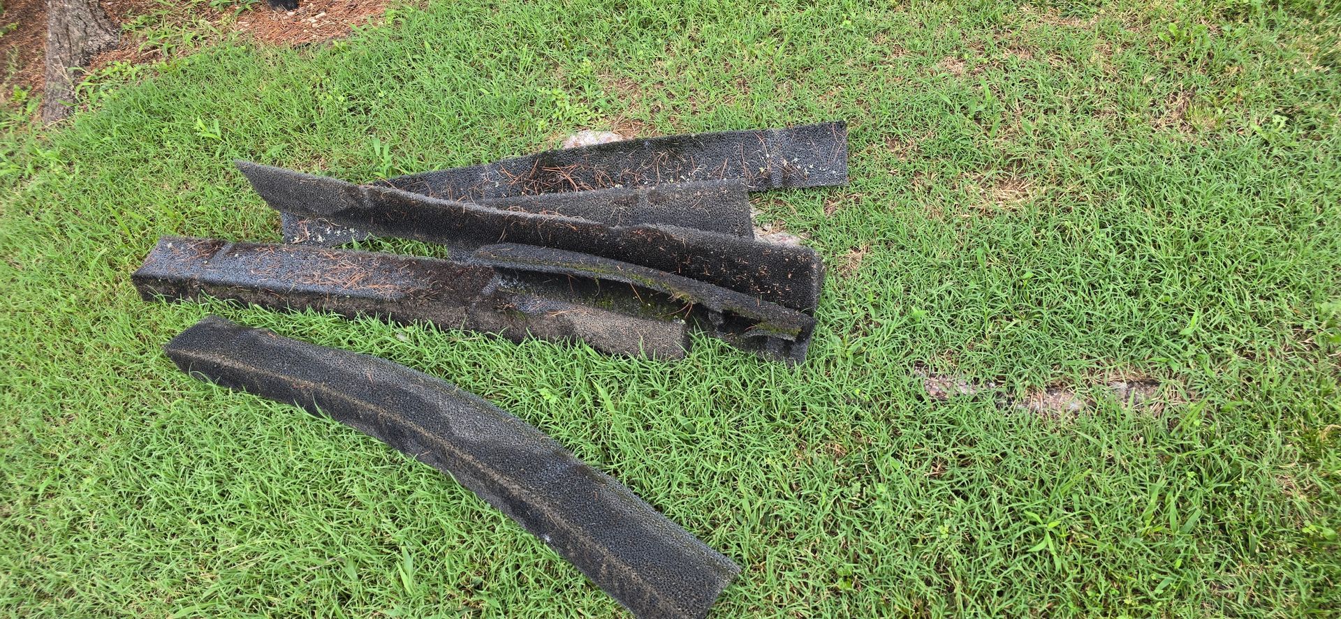 Old Foam Gutter Filters