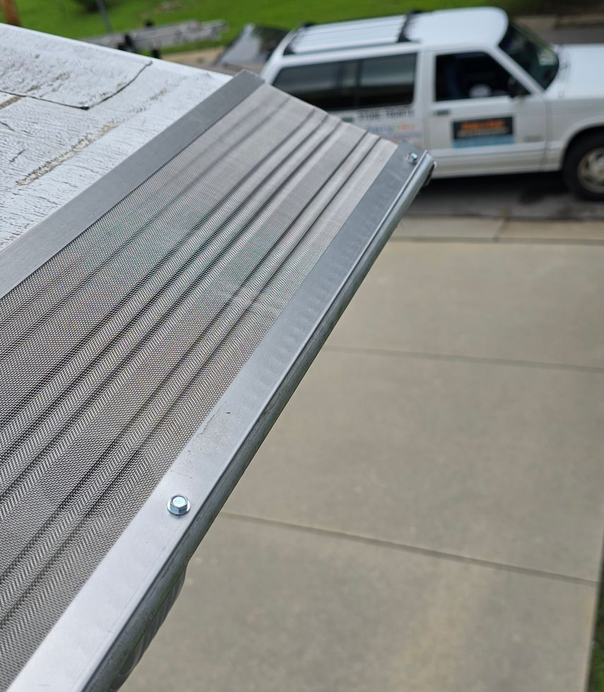 Professional gutter guard installation in Shiloh, IL by SprytNa Exterior Cleaning. Fully licensed and insured