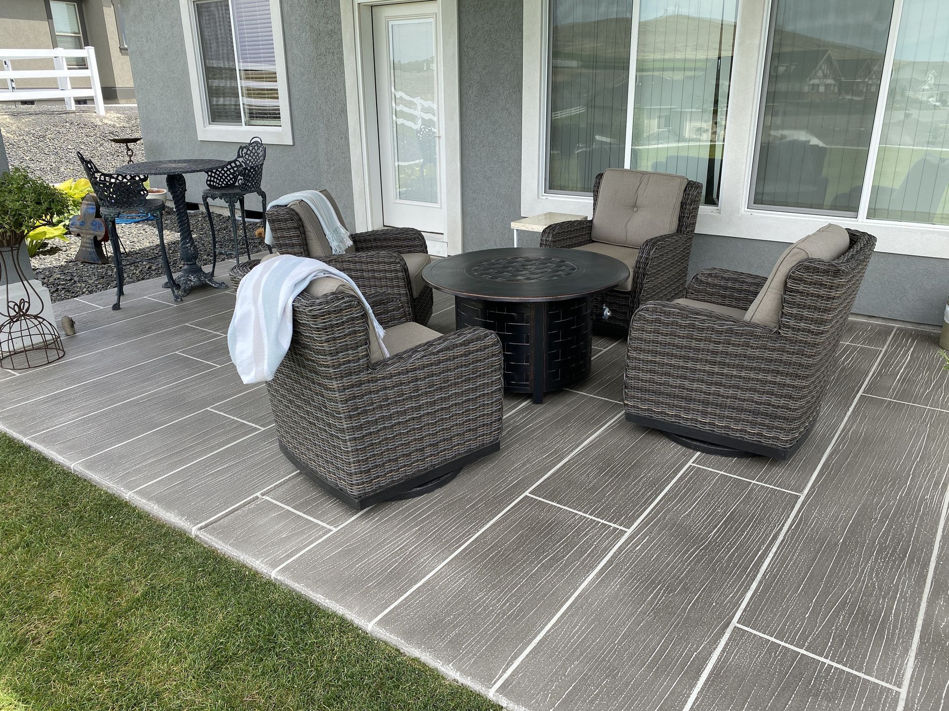 Hardwood Concrete Overlay