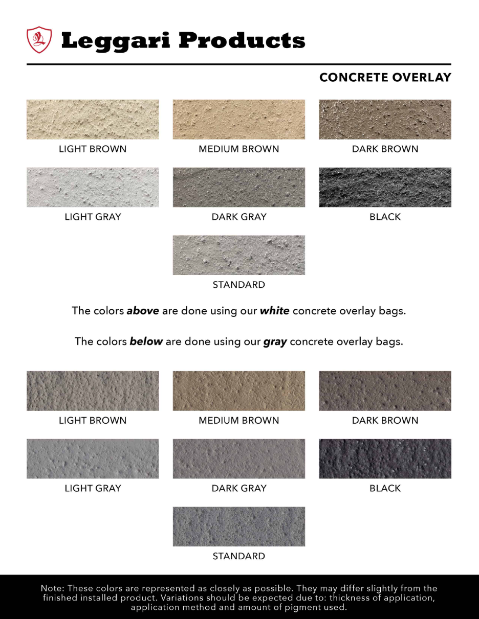 Leggari Product Color Choices