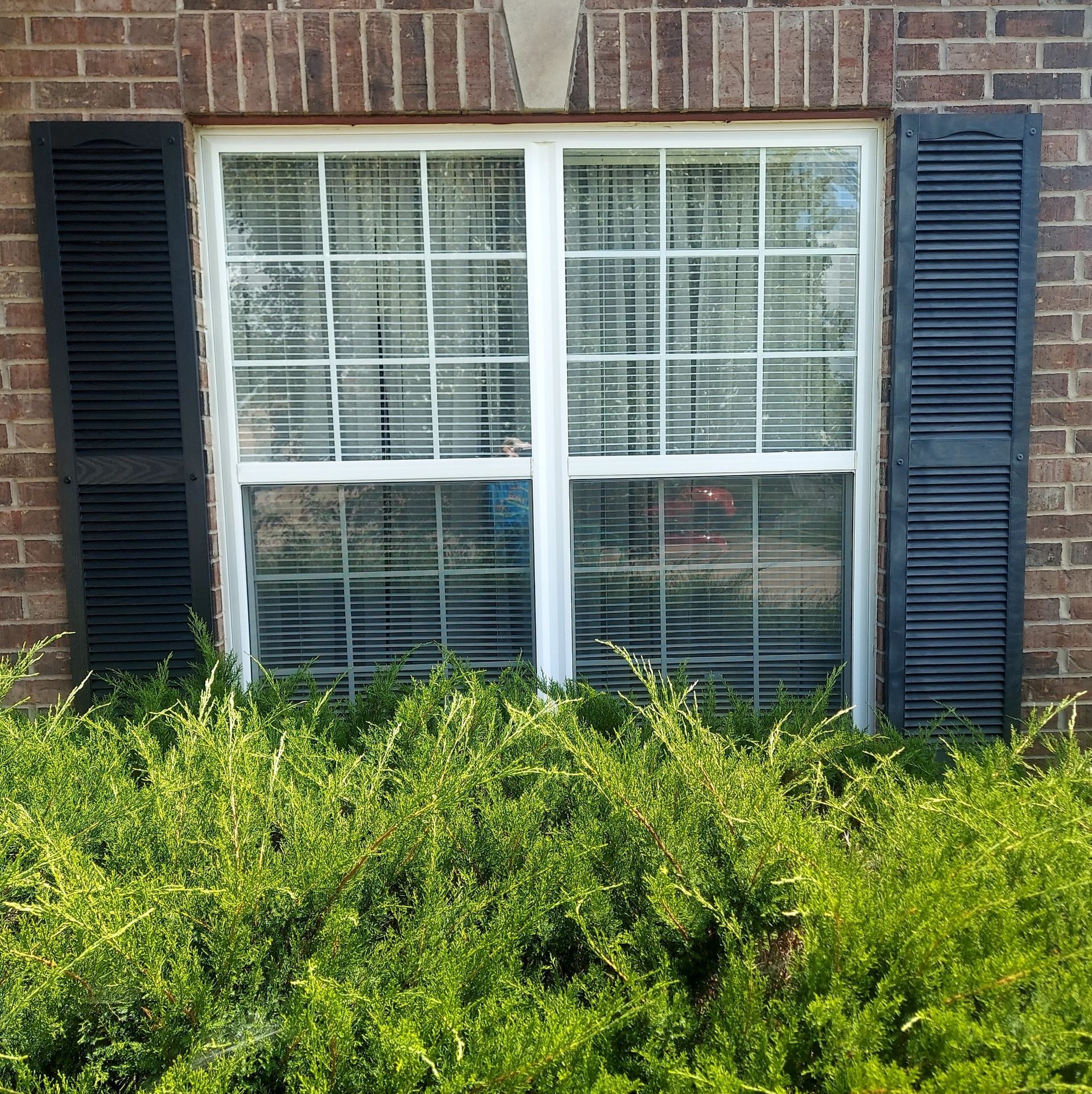 Oxidation on shutters making them look  old
