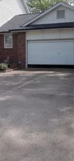Dirty Concrete Driveway