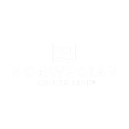Norwegian Cruise Line logo with stylized ship icon and text on a white background