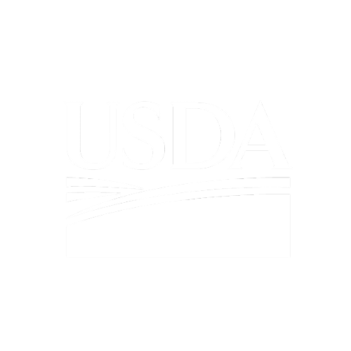 Faint logo with large letters above a thin horizontal line on a white background