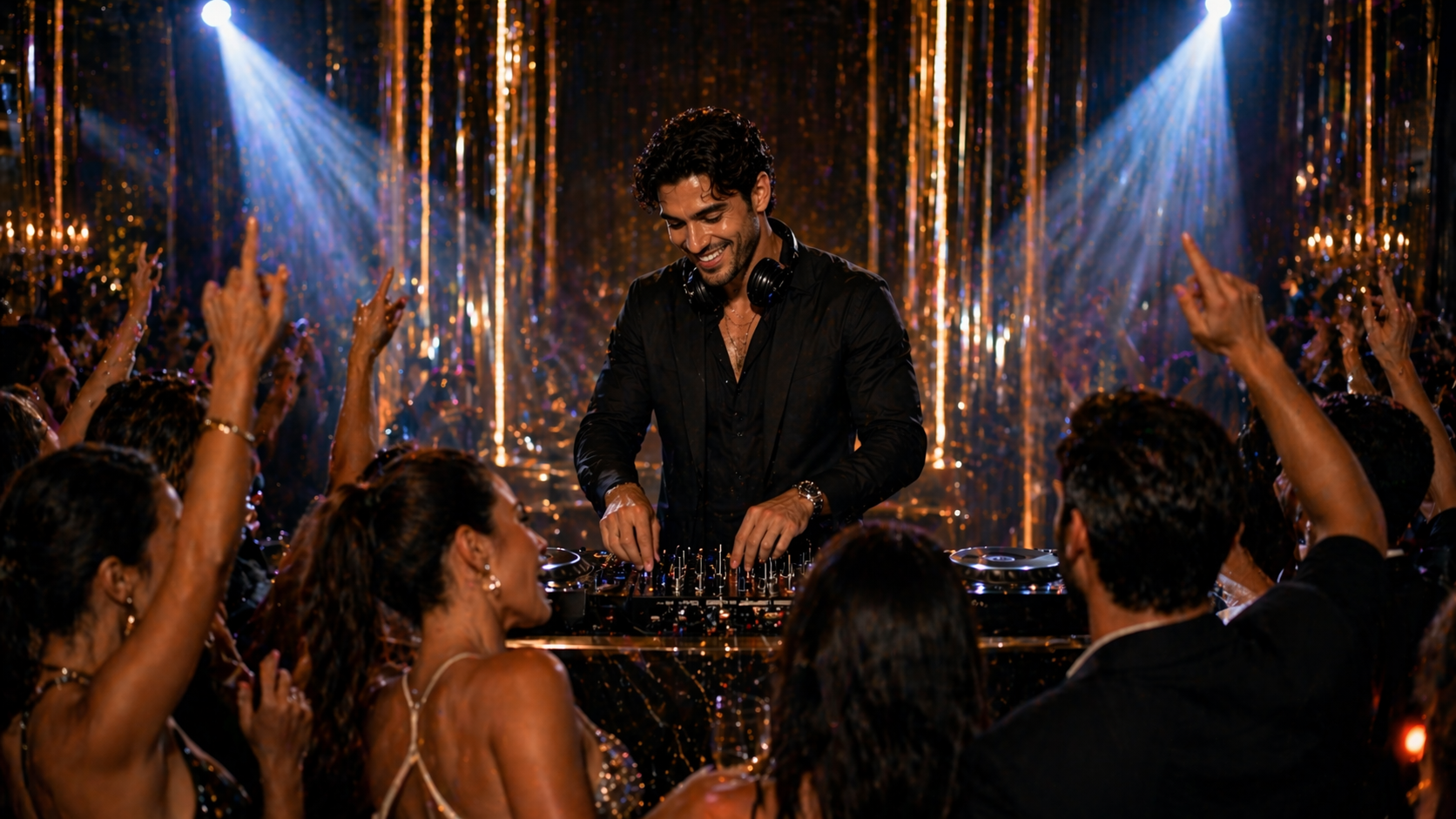 Luxury DJ services in Miami with high-energy dance floor and live event entertainment