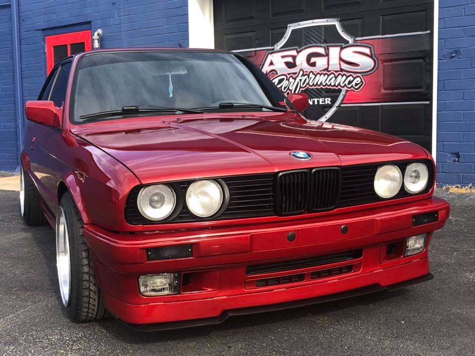 A BMW after ceramic coating in NC
