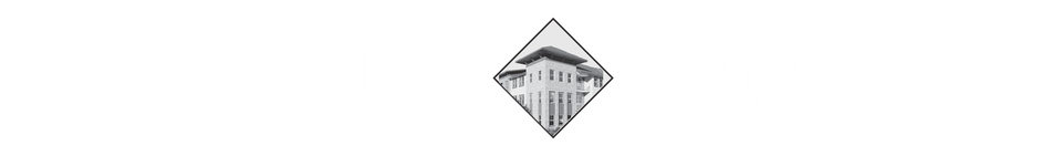 A small, diamond-shaped icon featuring a black-and-white graphic of a multi-storied building.