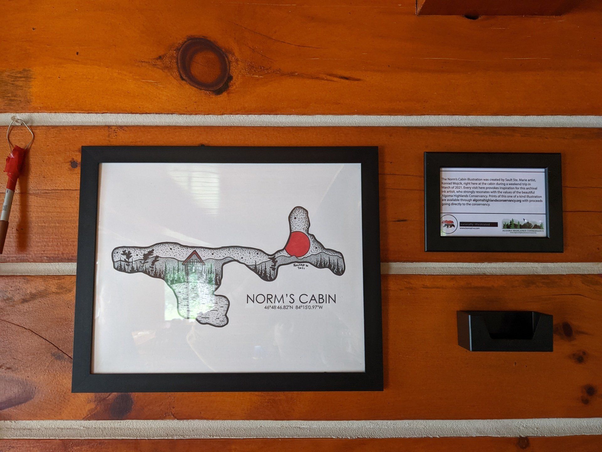 Norm's Cabin print