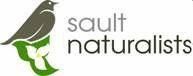 Logo for Sault Naturalists: bird silhouette with green accents and text.