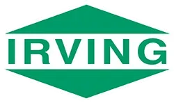 Green diamond-shaped logo with white stripe containing