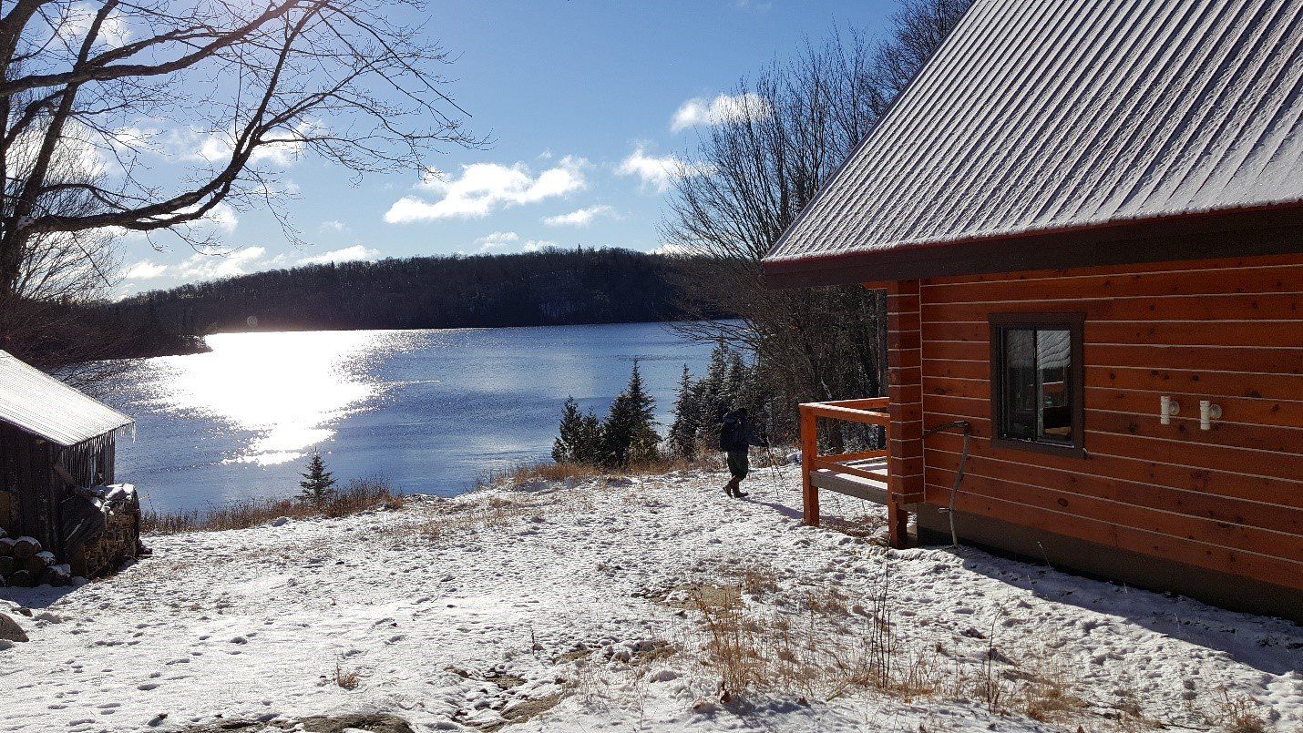 lake view at Norm's Cabin