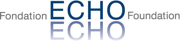 ECHO Foundation logo with blue and gray text on a white background