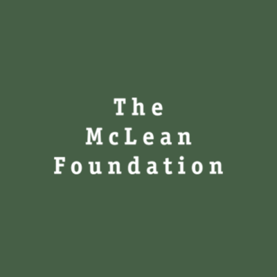 The McLean Foundation logo on a green background