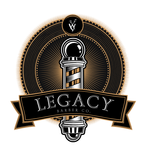 The word legacy is written in black on a white background.
