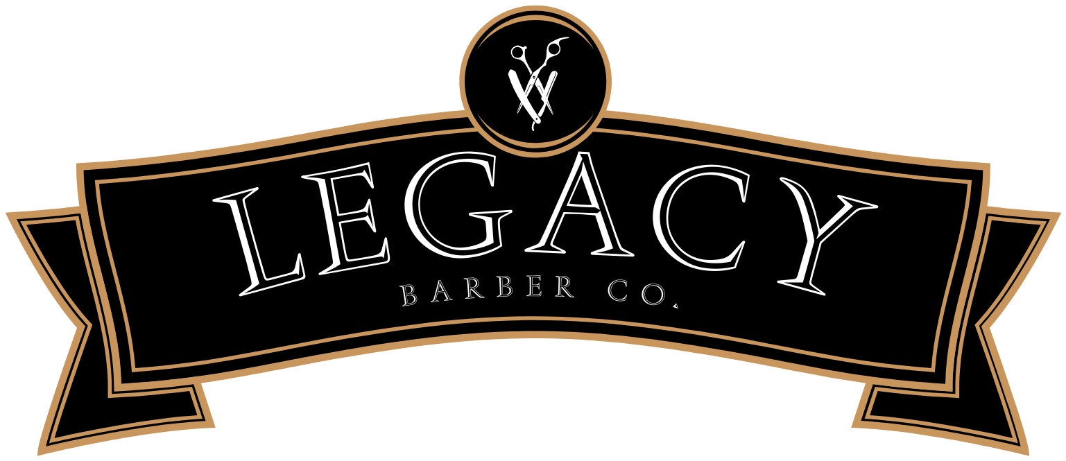 The word legacy is written in black on a white background.