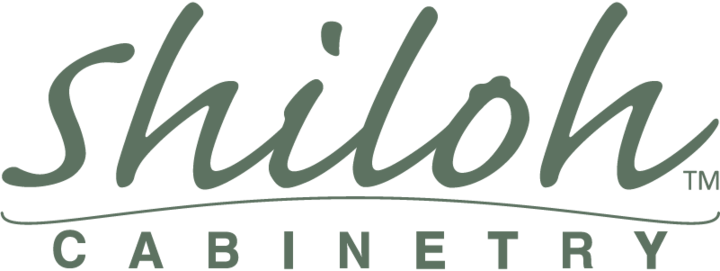 A logo for shiloh cabinetry is shown on a white background.