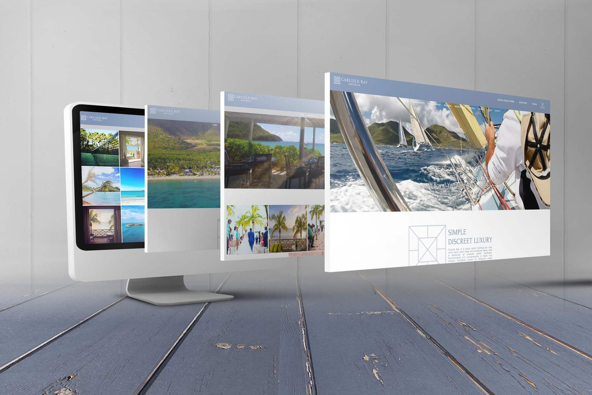 Luxury Hotel website design by ENVISIONWORKS Digital marketing Agency, Miami