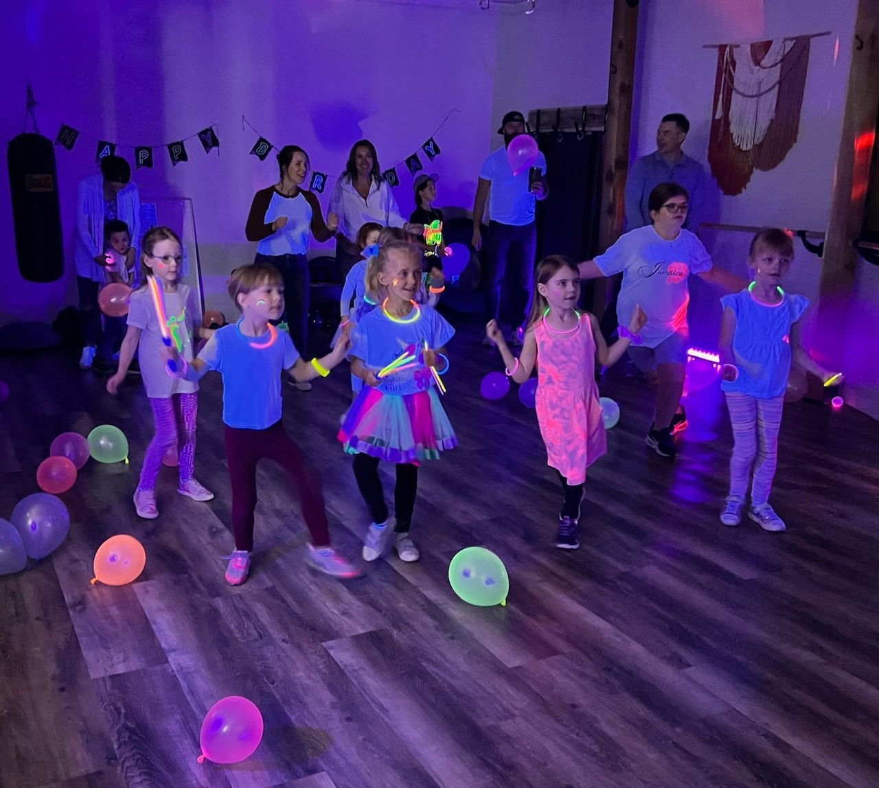 glow dance party