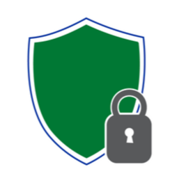 a shield with a lock to show the protection of the site through the support ARM Group can provide.