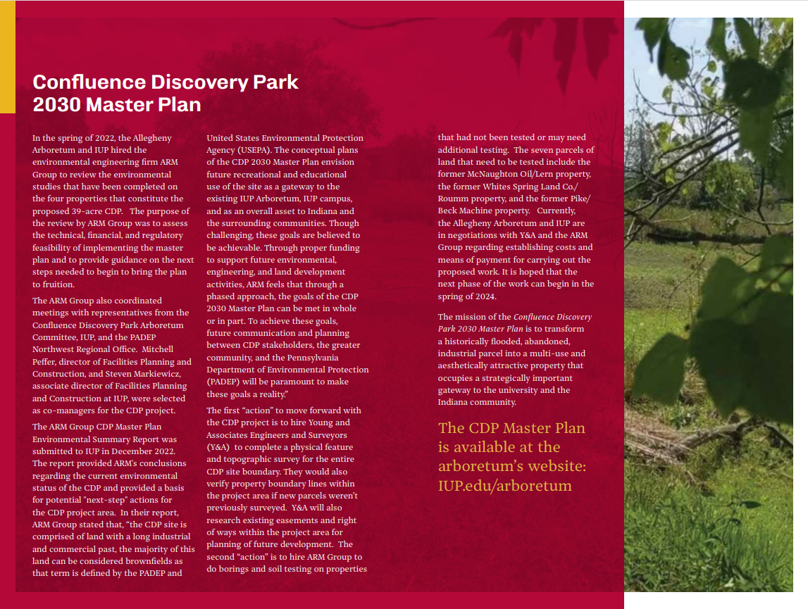 confluence discovery park 2030 master plan