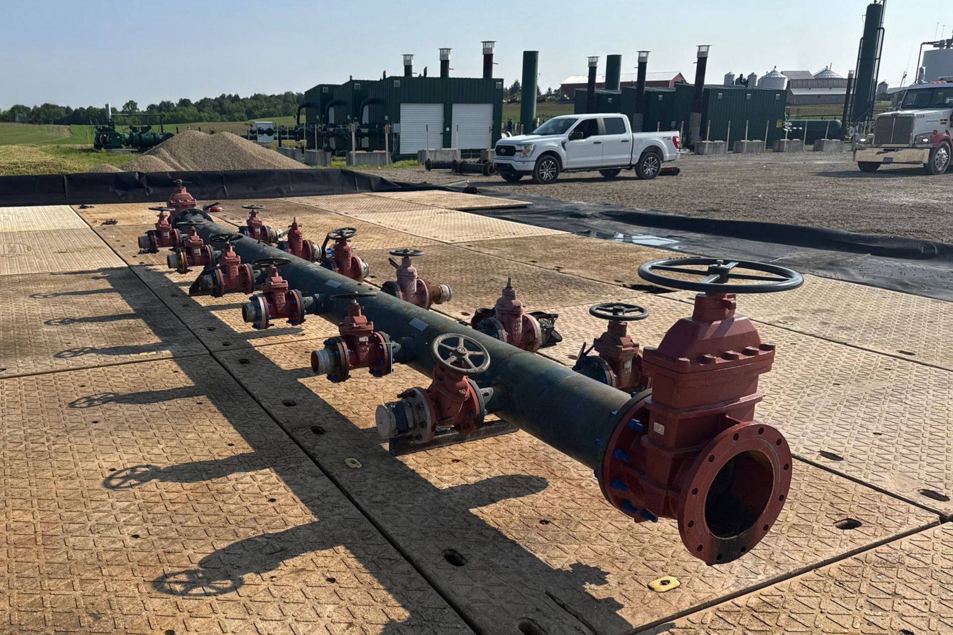 Water Connection at a Natural Gas Site | ARM Group Natural Gas Regulatory & Environmental Compliance