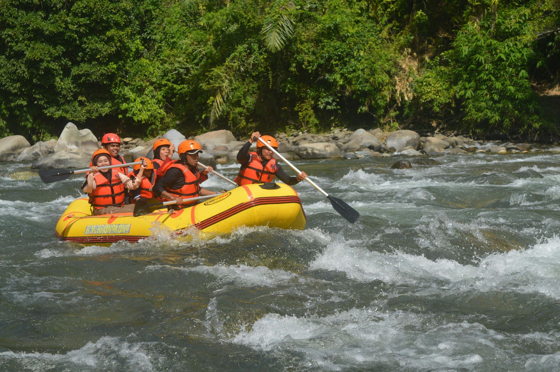 White-Water Rafting on the Zambezi River, Zimbabwe