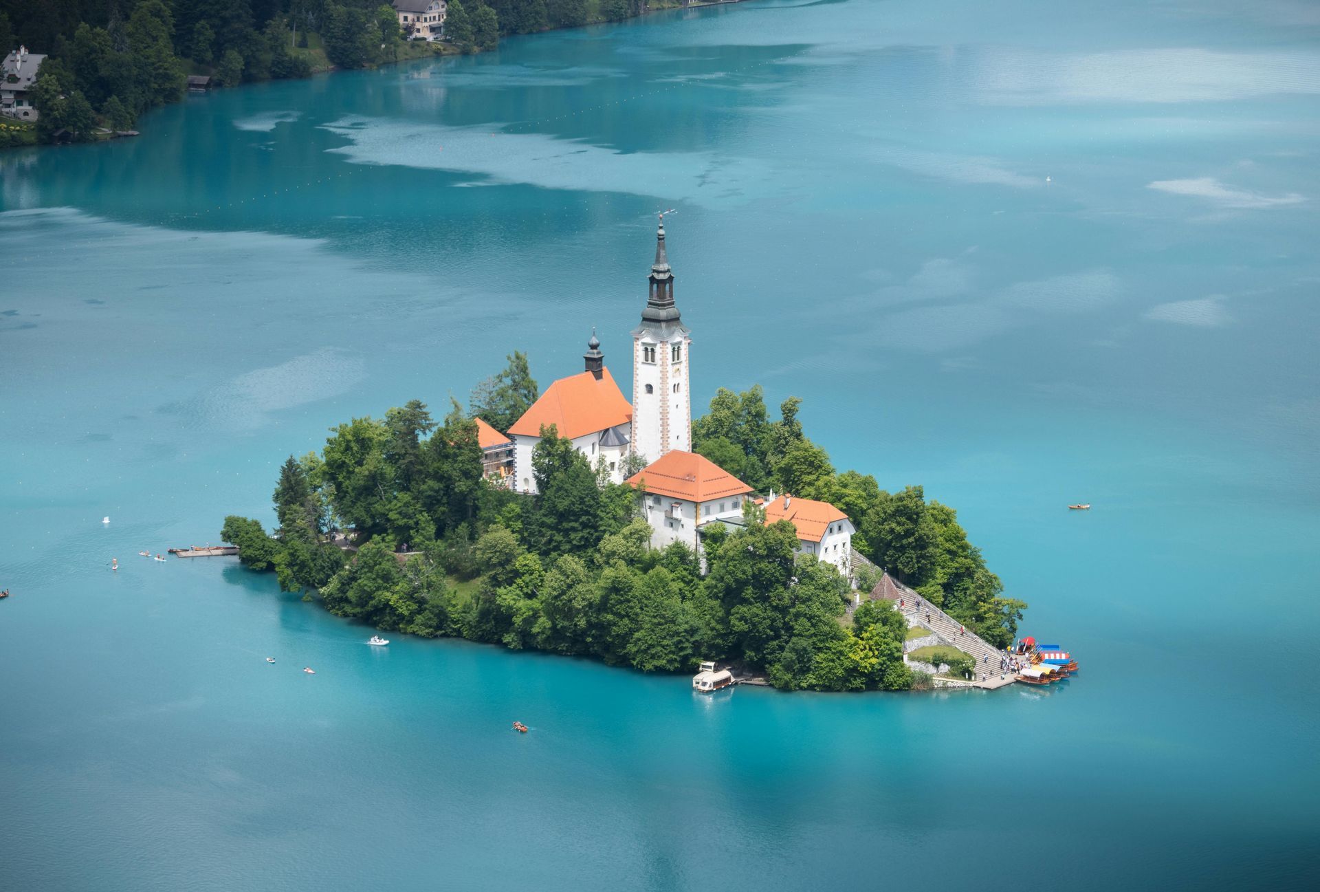 Lake Bled and the Julian Alps, Slovenia
