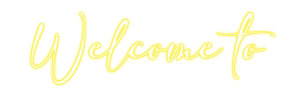 Neon Welcome To Graphic
