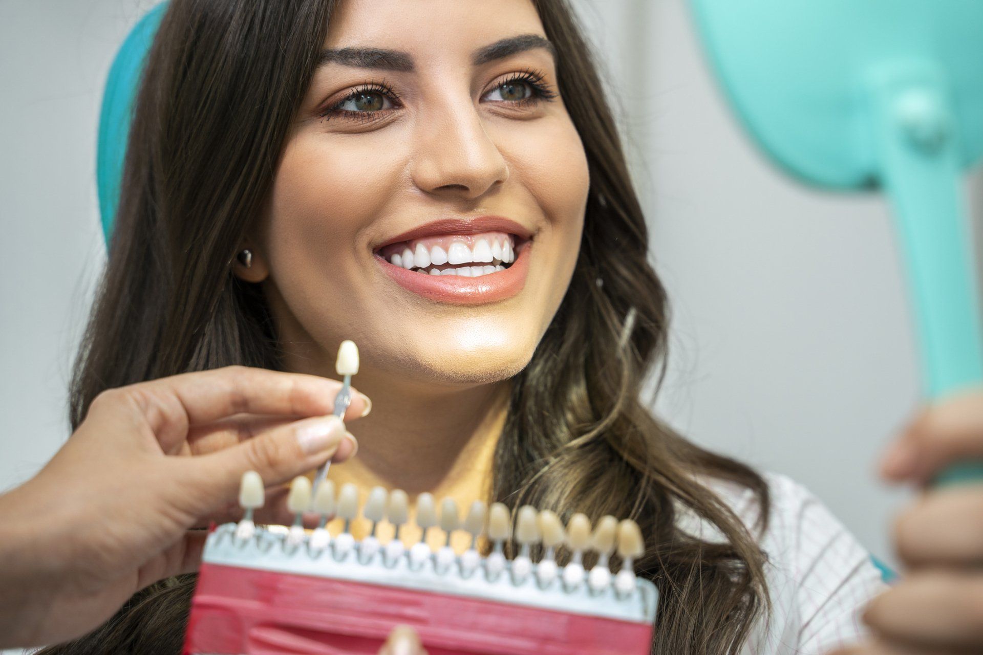 Senior woman in the dental office - Grand Forks, ND - Dr. Grant S. Korsmo