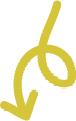 A yellow arrow pointing down on a white background.