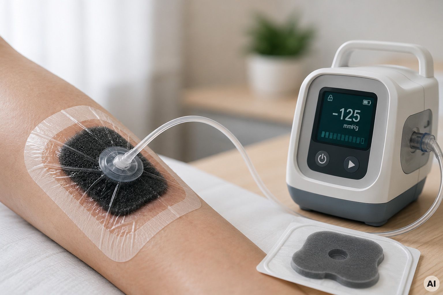 AI generiert: Unterdrucktherapie