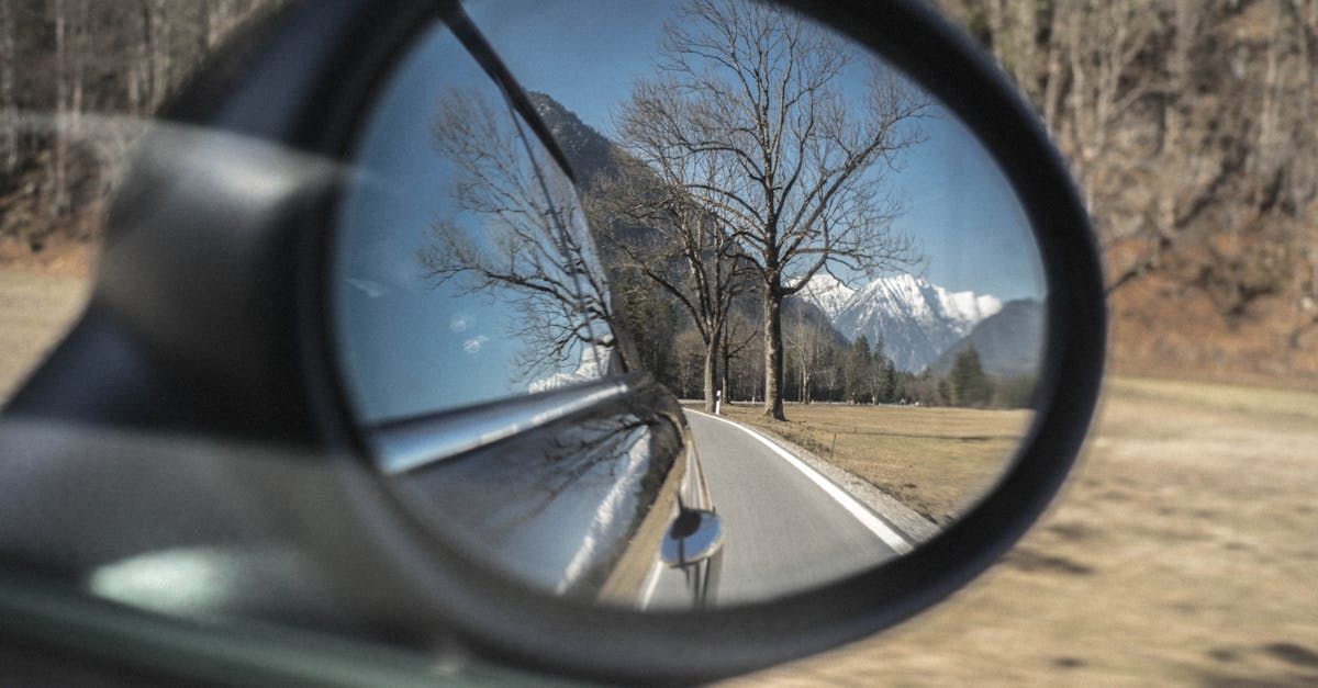 passenger's side mirror perspective passenger's side mirror perspective