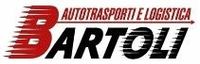 Logo di Bartoli Autotrasporti e Logistica con testo rosso, nero e grigio su sfondo bianco.