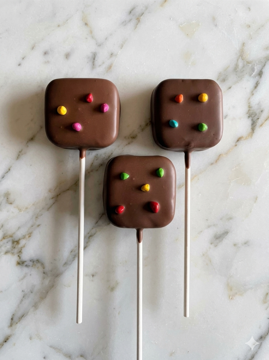 cosmic brownie cake pops