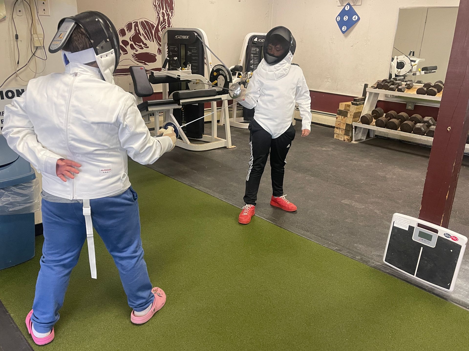 Middle School Students Participate in Fencing Lessons at LI