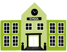 Icon of school building to represent School Choice in the Kingdom East School District